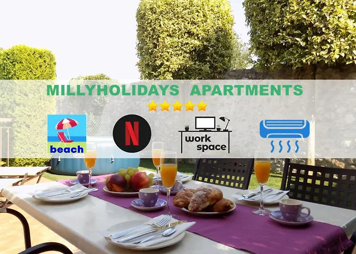 Millyholidays - Apartment Lilla - Center - Nearby Beach - Private Garden - Spa Pool