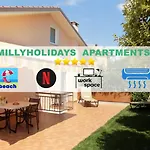Millyholidays - Apartment Sunflower - Center - Nearby Beach - Private Garden - Spa Pool