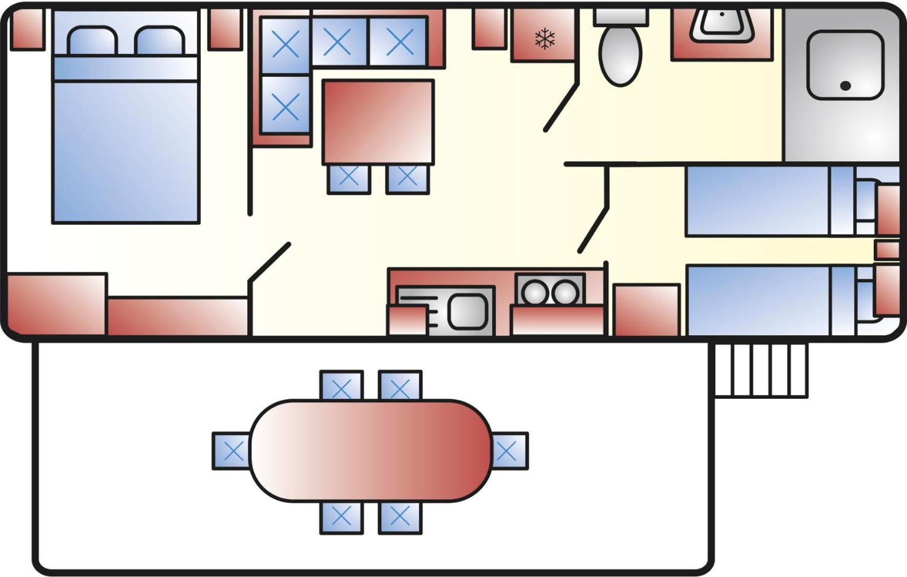 Albatross Mobile Homes On Cisano & San Vito S. P. A. Campsite